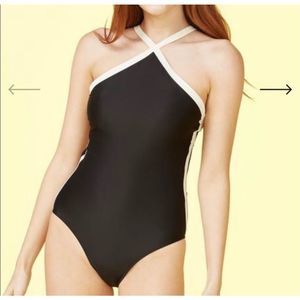 Summersalt Black and White One Piece Swimsuit